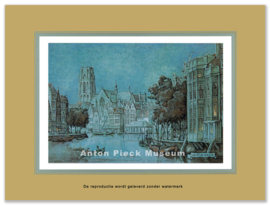 Reproductie: Rotterdam Korenbeurs (kleinformaat), Anton Pieck