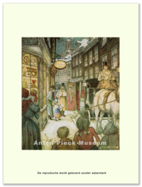 Reproductie: Amsterdam, Kalverstraat (middenformaat), Anton Pieck