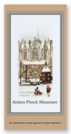 Vignetkaartje: Amsterdam, Rokin, Anton Pieck
