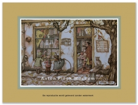 Reproductie: Snoepwinkel met kinderen (middenformaat), Anton Pieck