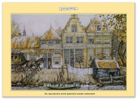 Reproductie: Hoorn, De Bossuhuizen (middenformaat), Anton Pieck