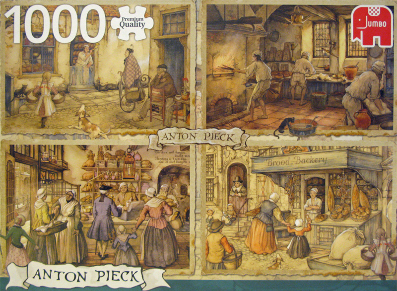 Puzzel: Bakkers uit 19e eeuw, Anton Pieck | Boeken Puzzels | Anton Pieck winkel