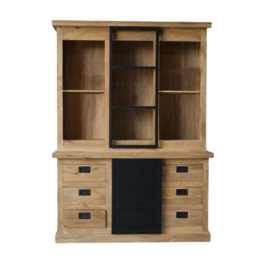 Vitrine kast Niwa 160x45xH220cm