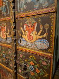 Wanddecoratie India 86xh296 cm