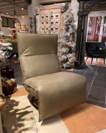 Relaxfauteuil Sela, electrisch,  bekleed in Twilight leder en inclusief accu