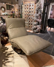 Relaxfauteuil Sela, electrisch,  bekleed in Twilight leder en inclusief accu