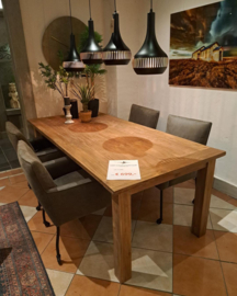 Eetkamertafel oud Teak 220x100 cm