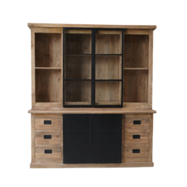 Vitrine kast Niwa 200x45xH220cm