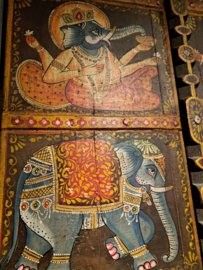 Wanddecoratie India 86xh296 cm