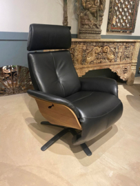 Relaxfauteuil Tom leder manueel