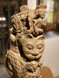 Holzstatue h82 cm