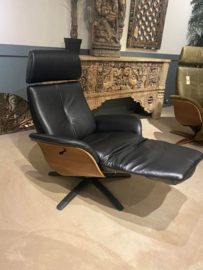 Relaxfauteuil Tom leder manueel