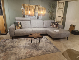 Opstelling met chaise lonque en 1 relaxfauteuil 326x176 cm