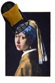 Girl with pearl 160x230 cm merk Dutch Masters by Momo