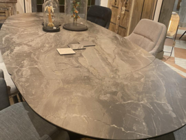 Uitschuifbare eetkamertafel keramiek 220/140x100 cm