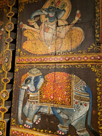 Wanddecoratie India 86xh296 cm