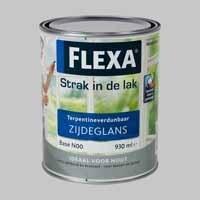 Flexa Strak in de Lak Zijdeglans Mengservice Donkere Kleuren - 1000 ml