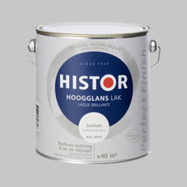 Histor Perfect Finish Lak Leliewit 6213 Zijdeglans - 10 Liter