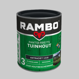 Rambo Pantserbeits Tuinhout Antraciet 1216 - 0,75 Liter