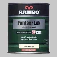 Rambo Pantserlak Dekkend Ivoorwit 1101 BF 10 Zijdeglans - 2,5 Liter