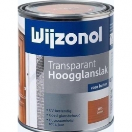 Wijzonol Transparant Hoogglanslak Whitewash 3155 - 0,75 Liter