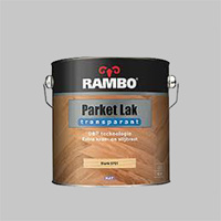 2 x Rambo Parket Lak Blank 701 Zijdeglans - 2,5 Liter (WATERGEDRAGEN)