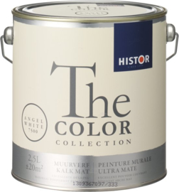 Histor The Color Collection Muurverf - 10 Liter - Angel White (SCHADE GEDEUKTE BLIKKEN)