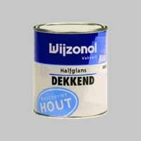 5 x Wijzonol Halfglans DEKKEND Papyruswit 9135 - 0,75 Liter