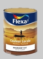 4 x Flexa Couleur Locale Positive Thailand Positive Ginger (7075) Hoogglans - 0,75 Liter