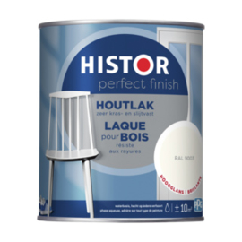 Histor Perfect Finish Houtlak Wit Hoogglans - 0,75 Liter