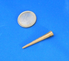 1x aiglet 5mm brass