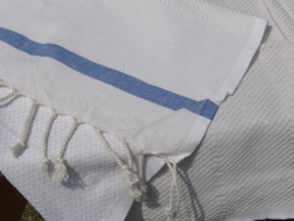 1 Stripe blue tablecloth