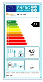 Ivar 5 LowEA/HighEA/Store houtkachel