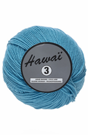 Hawai 3 Aqua blauw  donker