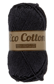 Eco Cotton 001 Zwart