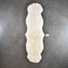Wit kortharig schapenkleed (Duo) 190 x 60