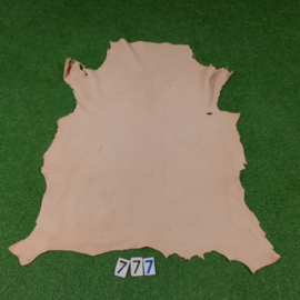 Leer van rendier (creme)  1.28 m² 2 mm dik