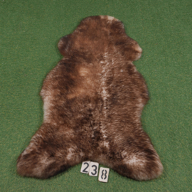 Schapenvacht SUPER DECO (115 x 70 ) Mouflon gekleurd.