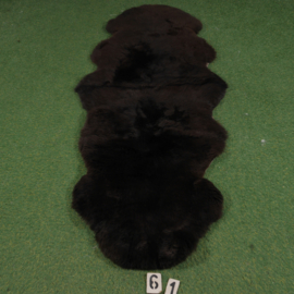 Bruin kortharig schapenkleed (195 x 75 )