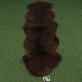 Bruin kortharig schapenkleed (195 x 70 )