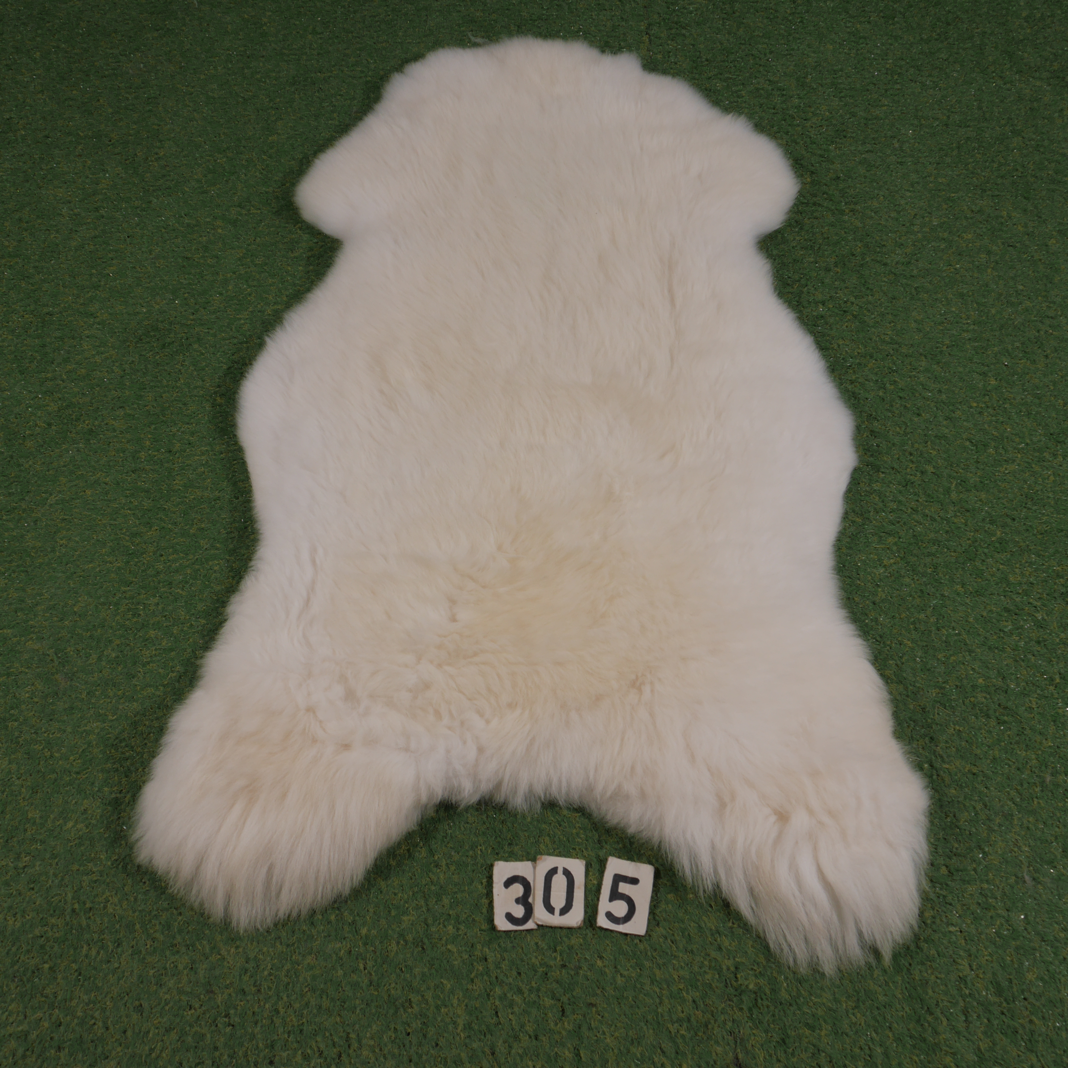 Witte schapenvacht (130 x 80 )