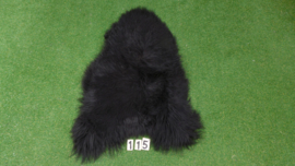 Black Icelandic sheepskin (110 x 70)