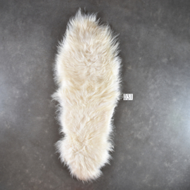 Wit IJslands schapenkleed (Duo) 190 x 65