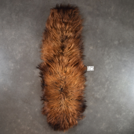 Bruin gemeleerd IJslands schapenkleed (Duo) 205 x 70
