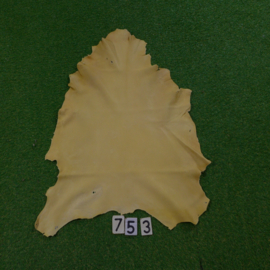 Fallow deer leather (rhabarber) 0.67 m²