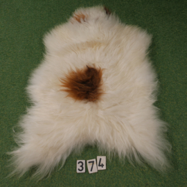 White spotted Icelandic sheepskin (120 x 75)