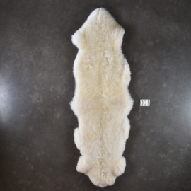Wit kortharig schapenkleed (Duo) 200 x 65