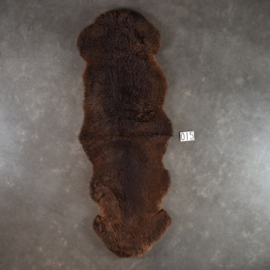Bruin kortharig schapenkleed (DUO) (195 x 70 )