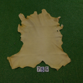 Fallow deer leather (rhabarber) 0.84 m²