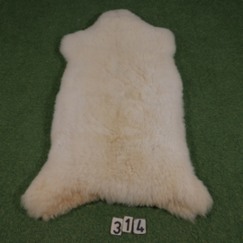 Witte schapenvacht (135 x 75 )